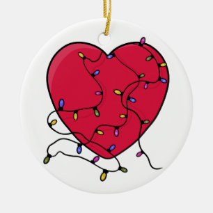 Verlicht hart keramisch ornament