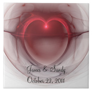 verlicht hartfractal tegeltje