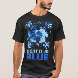 Verlicht het Blauw voor Autisme  Ik Draag Blauw Vo T-shirt