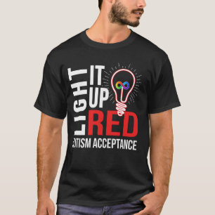 Verlicht het rood voor Autisme Bewustzijn T-shirt