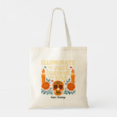 Verlicht het verleden Vier de ziel Día de los Tote Bag (Achterkant)