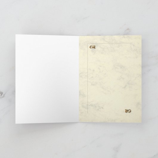 Verlicht Hoofdm- Wenskaart Notitiekaartje (Binnen)