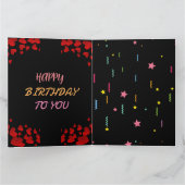 Verlicht hun dag! Persoonlijke confetti verjaardag Kaart (Binnen)