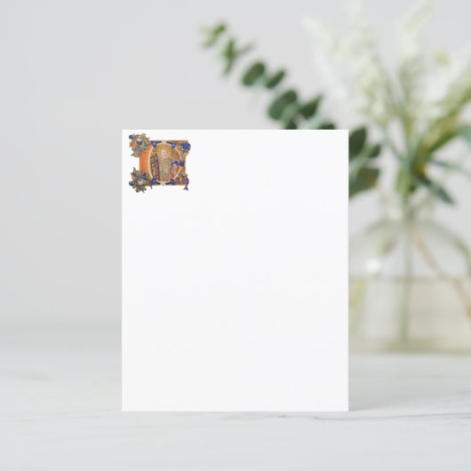 Verlicht Initiaal C-papier (Staand voorkant)