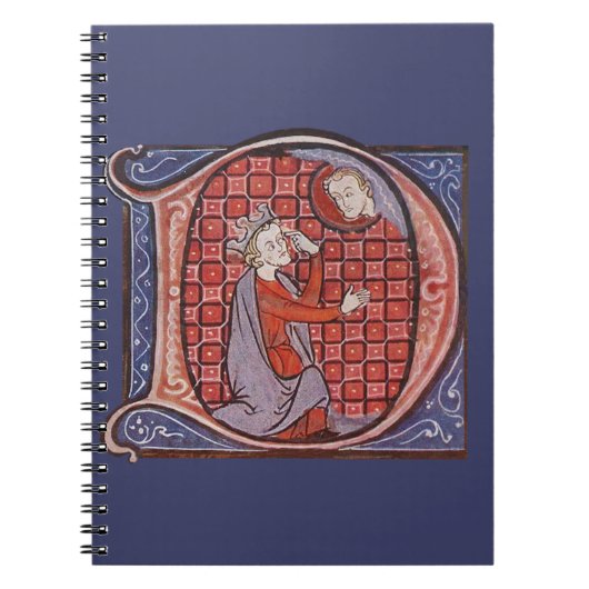 Verlicht Initiaal D-notitieblok Notitieboek (Voorkant)