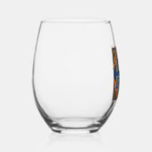 Verlicht Initiaal E Wijnglas Wijnglas Zonder Voet (Rechts)