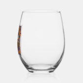 Verlicht Initiaal E Wijnglas Wijnglas Zonder Voet (Links)