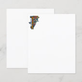 Verlicht Initiaal F-papier (Voorkant / Achterkant)