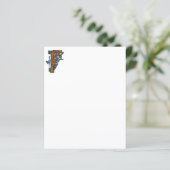 Verlicht Initiaal F-papier (Staand voorkant)