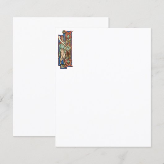 Verlicht Initiaal I-papier (Voorkant / Achterkant)