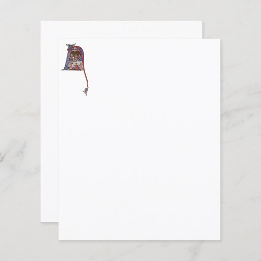 Verlicht Initiaal N (Voorkant / Achterkant)