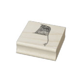 Verlicht Initiaal N Rubberstempel (Stempel)