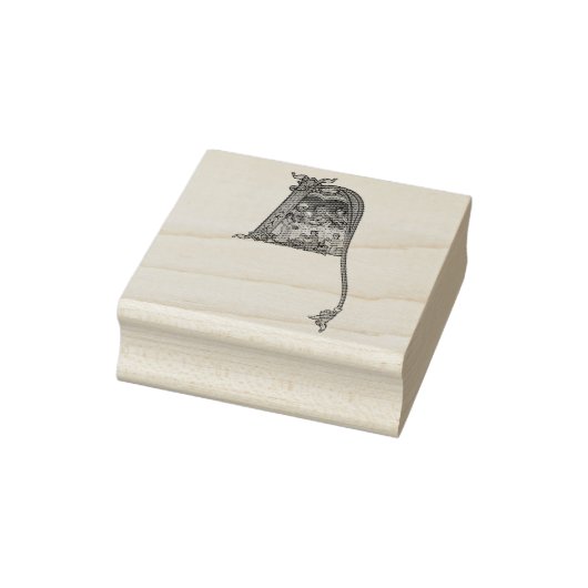 Verlicht Initiaal N Rubberstempel (Stempel)