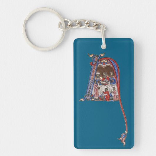 Verlicht Initiaal N Sleutelhanger (Voorkant)