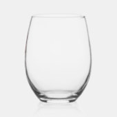 Verlicht Initiaal N Wijnglas Zonder Voet (Links)