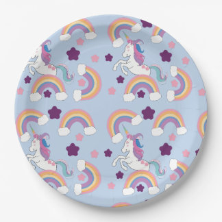 Verlicht je dag met dit kleurrijke regenboog ontwe papieren bordje