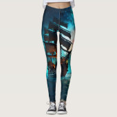 Verlicht je garderobe met de Eclipse All-Over Leggings (Voorkant)