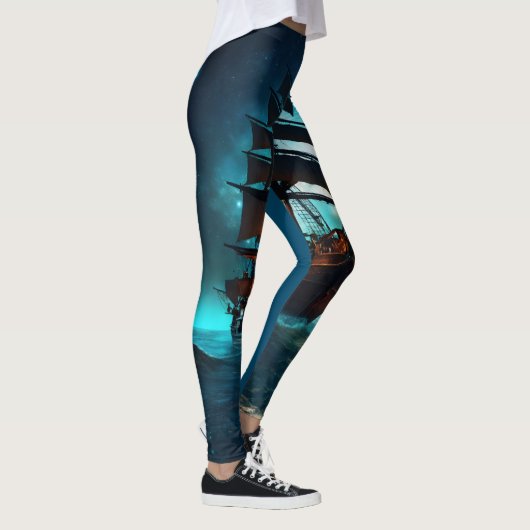 Verlicht je garderobe met de Eclipse All-Over Leggings (Rechts)