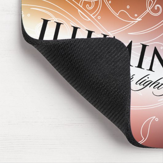 Verlicht je licht niet uit Mousepad Muismat (Hoek)