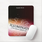 Verlicht je licht niet uit Mousepad Muismat (Met muis)