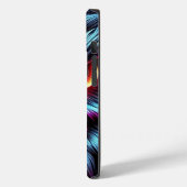 Verlicht je stijl met de Neon Uil Case-Mate iPhone Case (Achterkant / Links)