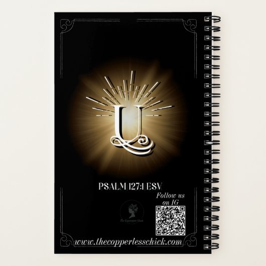 Verlicht journaal U Notitieboek (Achterkant)