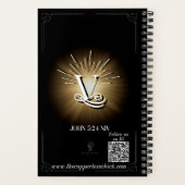 Verlicht journaal V Notitieboek (Achterkant)