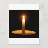 Verlicht Kaars op Black.jpg Briefkaart (Voorkant)
