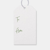  verlicht keramische kerstboom cadeau Label Cadeaulabel (Achterkant)