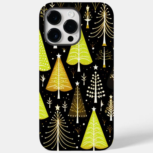 Verlicht kerstboom patroon Case-Mate iPhone case (Achterkant)