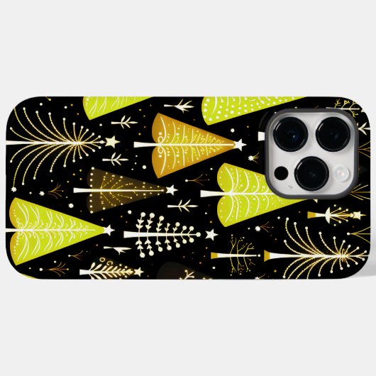 Verlicht kerstboom patroon Case-Mate iPhone case (Achterkant (horizontaal))