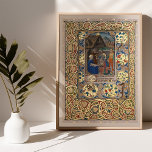 Verlicht kerststal middeleeuws Bijbel Poster<br><div class="desc">Ontdek de goddelijke mix van traditie en kunst met ons Illuminated Nativity Scene Poster. Geïnspireerd door de rijke erfenis van middeleeuwse manuscripten, toont dit stuk de gekoesterde kerststal, met grote aandacht voor detail en levendige kleuren. Het kunstwerk is omlijst door een rand die meesterlijk Perzische motieven en Victoriaans elegantie combineert,...</div>