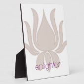 Verlicht Lotus Fotoplaat (Zijkant)