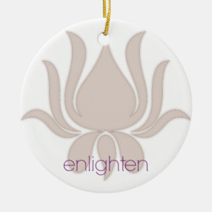 Verlicht Lotus Keramisch Ornament