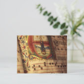 Verlicht manuscript briefkaart (Staand voorkant)