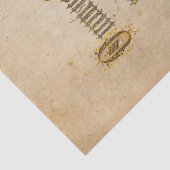 Verlicht Manuscript Calligraphy Tissue Paper Tissuepapier (Detail)