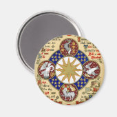 Verlicht Manuscript Epiphany Magneet (Voorkant / Achterkant)