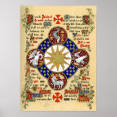 Verlicht Manuscript Epiphany Poster (Voorkant)