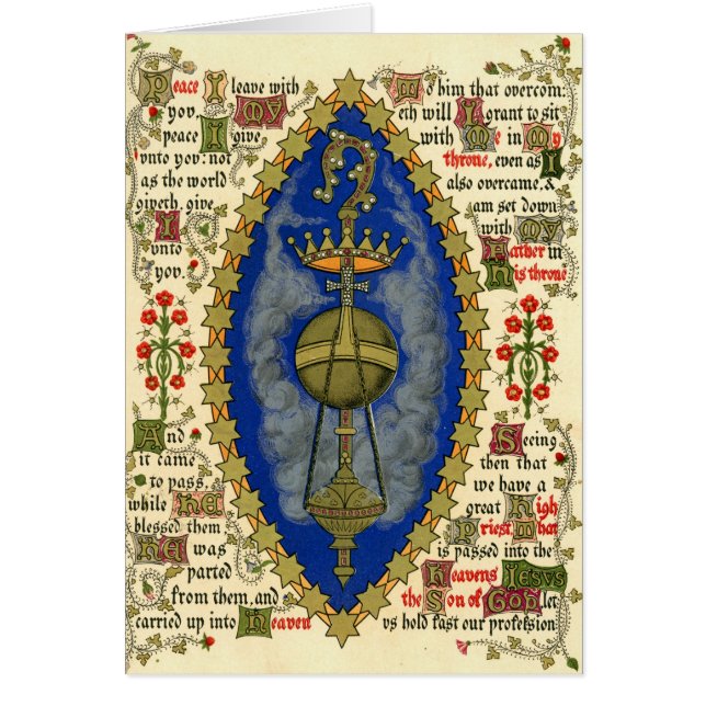 Verlicht Manuscript for Ascension Day (Voorkant)