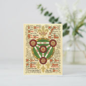 Verlicht Manuscript of the Heilige Drievuldigheid Briefkaart (Staand voorkant)