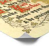 Verlicht Manuscript of the Heilige Drievuldigheid Poster (Hoek)