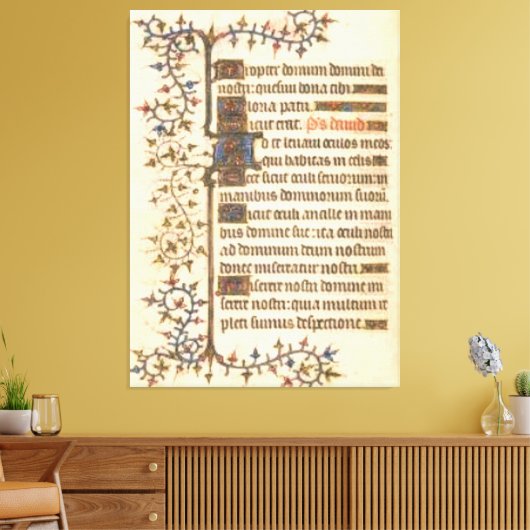 Verlicht Manuscript-Poster Canvas Afdruk (Insitu (Woonkamer))