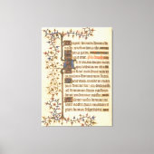 Verlicht Manuscript-Poster Canvas Afdruk (Voorkant)