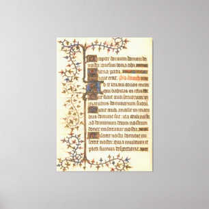 Verlicht Manuscript-Poster Canvas Afdruk