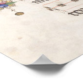Verlicht Manuscript van Medieval Muziek | POSTER (Hoek)