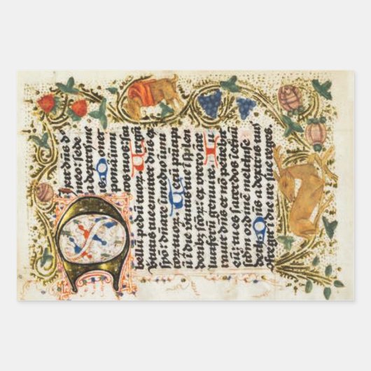 Verlicht Manuscript Wrapping Paper (Voorkant 3)