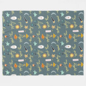 Verlicht mijn pad fleece deken (Voorkant (Horizontaal))