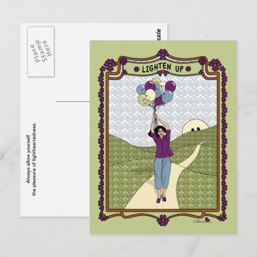 Verlicht omhoog_A_ Briefkaart (Voorkant / Achterkant)