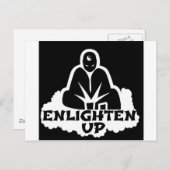 Verlicht omhoog briefkaart (Voorkant / Achterkant)