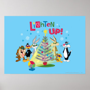 Verlicht omhoog poster